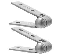 Tofficu Charnières Pliantes pour Fenêtres sans Cadre 2 Pièces en Acier Inoxydable 304 avec 4 Trous et Vis, Charnières Multi-usages pour Réparation et Quincaillerie Fenêtres,