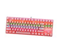 Tofficu Clavier Mécanique De Jeu Pratique Et Simple Résistant à Eau Huile Léger Et Facile à Transporter pour Usage Domestique