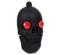 Tofficu Clé USB 64 Go Skull Jump Drive Tête de Mort Noir en Silicone USB 2.0 à Grande Capacité pour Stockage de Données Compatible PC et Ordinateur Portable Halloween