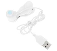Tofficu Cliqueur Automatique de Téléphone Portable USB Blanc en Abs Vitesse Réglable pour Diffusion en Direct et Streaming Radio Station
