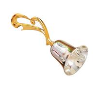 Tofficu Cloche à Main Alliage de Zinc pour Service Sonnette de Dîner Petite et Puissante Sonnette Vintage sans Piles pour Restaurants Seniors et Enseignants