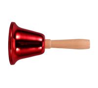 Tofficu Clochette Dappel À Main pour Le Service Cloche À Sonnerie Puissante avec Motif Décoratif pour Mariage Scolaire Rouge