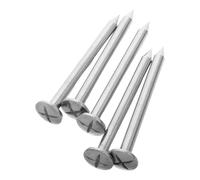 Tofficu Clous d'Arpentage et Piquets à Marques Métalliques, Lot de 5 Bornes d'Arpentage pour Points d'Observation et Repères de Propriété en Extérieur