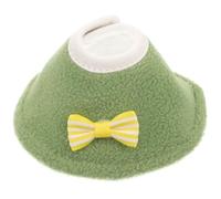 Tofficu Collier Anti-piqûres pour Perroquet, Protège-Cou en Plastique Solide, Taille S Profonde Verte, Protection Post-blessure pour Oiseaux, Collier Anti-Morsure Adapté aux Perroquets