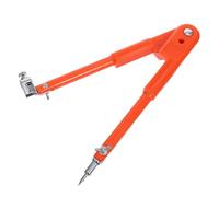 Tofficu Compas de Charpentier à Crayon de Précision en Métal Réglable pour Travail du Bois, Outil de Traçage Grand Format, Boussole Professionnelle pour Dessin Technique, 25x90 Cm, Usage