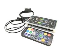 Tofficu Contrôleur Argb pour Refroidisseur Multi-Voies et Bande LED Hub de Périphériques Adaptateur pour Ordinateur