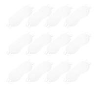 Tofficu Couvre-Yeux Jetables en Polyester Blanc 19X8Cm Lot de 20 pour Sommeil, Repos et Voyage, Conçus pour Bloquer la Lumière et Garantir Confort Oculaire