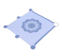 Tofficu Crépine de Siphon de Sol en Silicone Bleu, Filtre Anti-bouchon Attrape-cheveux pour Salle de Bain Cuisine, Accessoire de Drainage Pratique et Solide, Couvre-bonde Polyvalent