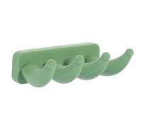 Tofficu Crochet Mural Auto-adhésif en Silicone sans Perçage, Crochet de Rangement Adhésif Petit Format, Couleur Vert Avocat, Multifonction pour Salle de Bain, la Cuisine et Chambre,