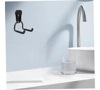 Tofficu Crochet Mural Lourd Noir pour Rangement Outils et Vélos Support Garage Robuste pour Échelle Câble et Accessoires Installation Facile Organisation Atelier et Garage