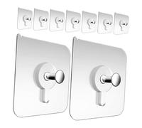 Tofficu Crochets Adhésifs Transparents Sans Perçage 30 Pièces Pour Cadres Photo Supports Muraux Sans Dommage Usage Intérieur Surface Lisse Photos Accroche Facile Solide