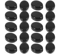 Tofficu Crochets D'oreilles pour Lunettes Antidérapants en Silicone Noir Mini Taille Ronde 10 Paires Coussinets Confortables pour Supports de Lunettes Derrière L'oreille Accessoires