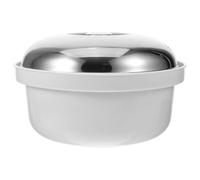 Tofficu Cuiseur Vapeur Multifonction pour Micro-ondes 2l en Plastique Poignée Inox Panier Vapeur Grosse Capacité Cuisson Rapide de Légumes et Petits Pains Ustensile la Cuisine Pratique