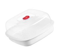 Tofficu Cuiseur Vapeur Professionnel pour La Cuisson Du Poisson Et Des Légumes, Cuiseur Vapeur pour La Cuisine, en Plastique Blanc
