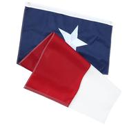Tofficu Drapeau Décoratif du Texas 90x150 Cm en Polyester Résistant la Décoloration, Grand Drapeau Brodé pour Jardin et Décoration Extérieure, Ornement pour Fêtes et Événements