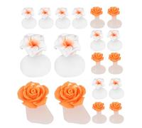 Tofficu Écarteur D'orteils en Silicone 16 Pièces pour Nail Art, Séparateurs D'orteils Pratiques Évitant Erreurs de Coloration, Accessoires Pédicure Colorés