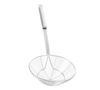 Tofficu Écumoire Inox Grosse Taille 14 CM Cuillère à Trous pour Cuisson et Friture Ustensile la Cuisine Araignée Passoire Résistante Haute Température Usage Domestique