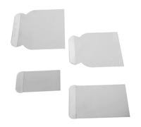 Tofficu Ensemble 4 Couteaux à Enduire en Acier Inoxydable Outils de Réparation Plaques de Plâtre Tailles Variées pour Plâtrage, Dépose Papier Peint et Décoration Murale Nettoyage