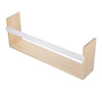 Tofficu Étagère Murale Flottante en Bois Blanc, Simple et Classique | Décoration Murale, Rangement Mural Résistant à L’usure, Format Suspendu pour Chambre