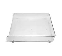 Tofficu Étagère Réfrigérateur Empilable Séparateur Transparent Pour Rangement Aliments Plateau De Rangement Empilable Étagère De Séparation Pour Réfrigérateur