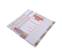 Tofficu Étiquettes Autocollantes pour Boîtes de Panneaux Électriques en Pvc Résistant, Lot 1 Feuille Colorée, Codage Couleur pour Identification Rapide et Sécurisée, Usage Domestique