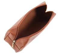 Tofficu Étui à Pinceaux de Maquillage Portable en Cuir, Trousse Mince | Design Créatif et Mode, Espace Pratique, pour Voyage, Rangement des Pinceaux, Usage Mixte