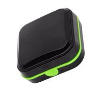 Tofficu Étui de Poche Noir pour Appareil Auditif, Petit Conteneur Antichoc et Étanche, Boîtier Léger et Portable pour Protection et Rangement Quotidien des Aides Auditives