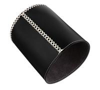 Tofficu Étui de Protection en Cuir Noir pour Réservoir de Gaz de Camping, Grand Format, Housse Résistante à L’Usure, Couverture 360° pour Barbecue et Pique-niques en Extérieur, Accessoire