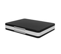 Tofficu Étui de Rangement Compact pour Cartes de Jeu Switch 48 Compartiments en Abs et Silicone Noir, Boîte Légère Portable avec Fermeture Magnétique, Stockage Sécurisé pour Voyages