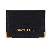 Tofficu Étui Protecteur Carte Bancaire Anti-piratage Noir Pochette Credentials Multi-rangements Résistante à Eau Et Aux Déchirures Pochette Fine Et Légère pour Voyages Et Affaires