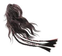 Tofficu Extensions de Queue de Cheval Style pour Coiffure Élégante à Clip Tressées Texture Réaliste et Maintien Sécurisé pour Femmes Fil Haute Température