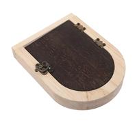 Tofficu Fairy Door Wooden Outlet Cover Plate Decorative Child And Pet Socket Protector With Smooth Finish Easy Installation Nursery Plug Safety Guard