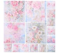 Tofficu Feuilles de Papier Décoratif pour Scrapbooking, Papier Fait Maison Multicolore, 30 Feuilles A4 pour Matériel de Bricolage, Fournitures Artisanat Journal Intime et DIY