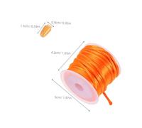 Tofficu Fil de Nylon avec Fermoir de Sécurité Corde pour Bracelets et Colliers DIY Rupture pour Création de Bijoux Polyvalente
