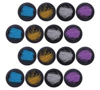 Tofficu Fils Métalliques Accessoires pour Décoration D'ongles en Alliage pour Manucure Décorations pour Ongles DIY, 16 Boîtes de Fil de Fer pour Nail Art