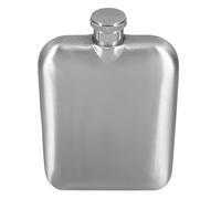 Tofficu Flasque en Acier Inoxydable 170 Ml Finition Mate, Bouteille D’alcool Portable et Compacte, pour Randonnée, Camping et Activités de Plein Air, Flasque Vintage Inoxydable pour