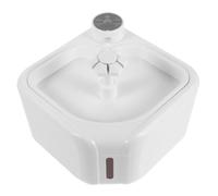 Tofficu Fontaine à Eau Automatique Grosse Capacité pour Animaux de Compagnie avec Capteur de Mouvement Design Moderne Blanc, pour Usage Intérieur sur Plan de Travail