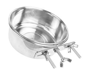 Tofficu Gamelle Suspendue INOX sans Magnétisme pour Chien et Chat Bol Anti-Renversement Facile à Nettoyer Alimentation pour Animaux Cage Styles Aléatoires