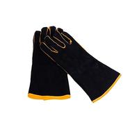 Tofficu Gants de soudage de chaleur gants de soudeur pour hommes hommes Noir
