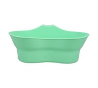 Tofficu Gobelet de Lavage Multifonction en Plastique Vert, Taille Moyenne, Seau à Vomi Portable pour Soins Bucco-dentaires des Personnes Âgées et Patients Alités, Tasse pour Bain de