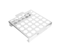 Tofficu Grille de Cuisson pour Piments en Acier Inoxydable 36 Trous Panier Gril pour Barbecue INOX Compatible Four pour Cuisson Jalapeños et Poulet
