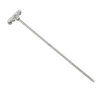 Tofficu Guide de Scie Circulaire en Acier Inoxydable 50 Cm X 3 Mm, Système de Rail de Guidage de Précision, Accessoire pour Coupe Droite, Vis de Fixation pour Outil Électrique