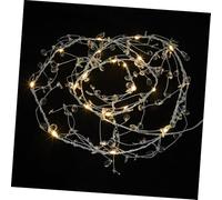 Tofficu Guirlande Lumineuse Goutte d'eau 20 LED 2 M Cuivre Fil Pile Éclairage Intérieur Chambre Ambiance Chaleureuse Décoration Fête