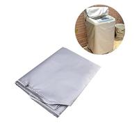 Tofficu Housse De Machine à Laver Et Sécheuse Couvercle Antipoussière Et Imperméable Pour Lave-linge à Chargement Dessus Protection Solaire