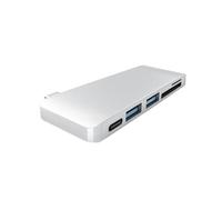 Tofficu Hub USB Type-c Combiné avec Lecteur De Cartes Mémoire Et Microsd pour Appareils USB-c pour Connecter Périphériques USB Et Cartes Mémoire