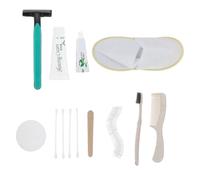 Tofficu Kit de Base Articles de Toilette Jetables pour Hôtels, par Article, Portable, Facile à Ranger, Sûr, pour Hôtel, Chambre D'hôtes et Séjour Chez L'habitant, Voyage Couleur Aléatoire