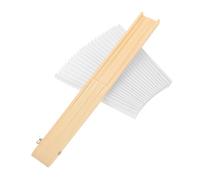 Tofficu Kit de Éventail Pliable à Main pour Activités DIY et Loisirs Plein Air Cadre et Papier pour Ateliers Créatifs et Personnalisés