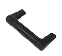 Tofficu Kit de Remplacement Noire en Plastique Antidérapante Construction Robuste, pour Réparation et Installation DIY pour Poignée de Valise de Bagages de Voyage