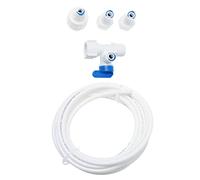 Tofficu Kit de Tuyau d'Eau 5M pour Machine à Glaçons Raccords Adaptateurs Solide et Facile à Installer Compatible Réfrigérateur