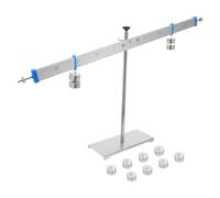 Tofficu Kit Pédagogique de Levier en Alliage D’aluminium 50 Cm 10 Poids D’équilibrage pour Expériences Physiques et Mathématiques, Balance Expérimentale Stable et Outils Éducatifs